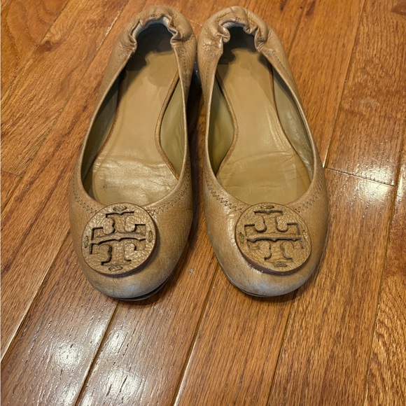 Tory Burch Shoes - Tory Burch Brown Leather Flats